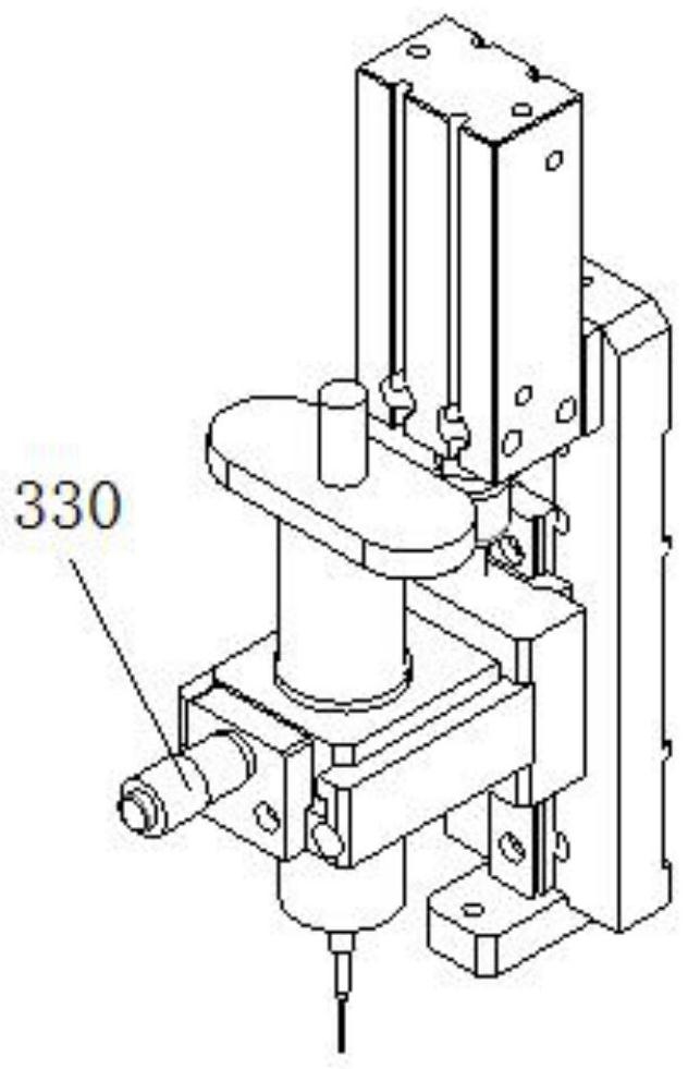 A hollow cup motor rotor dispensing device