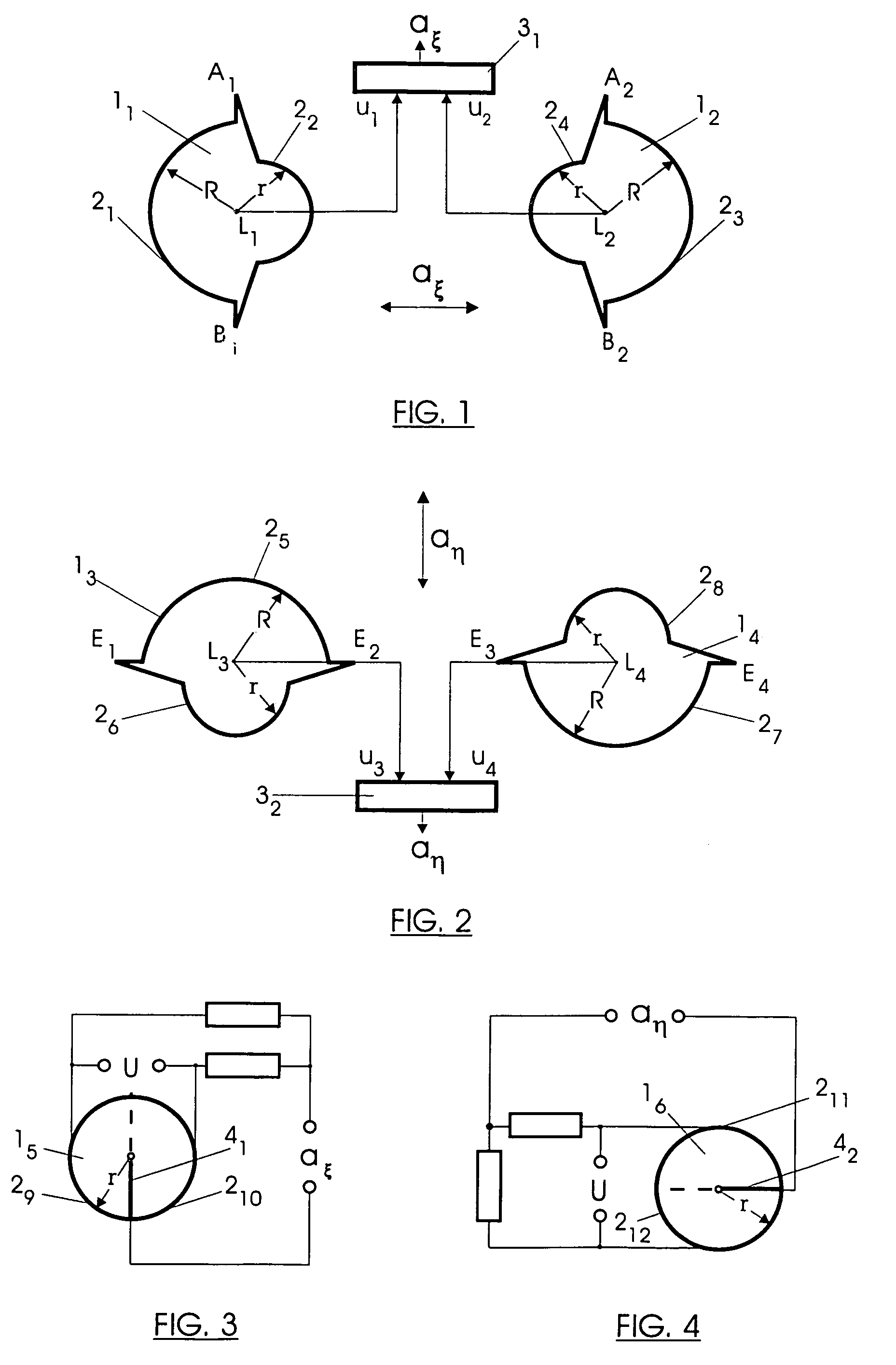 Device for determining acceleration