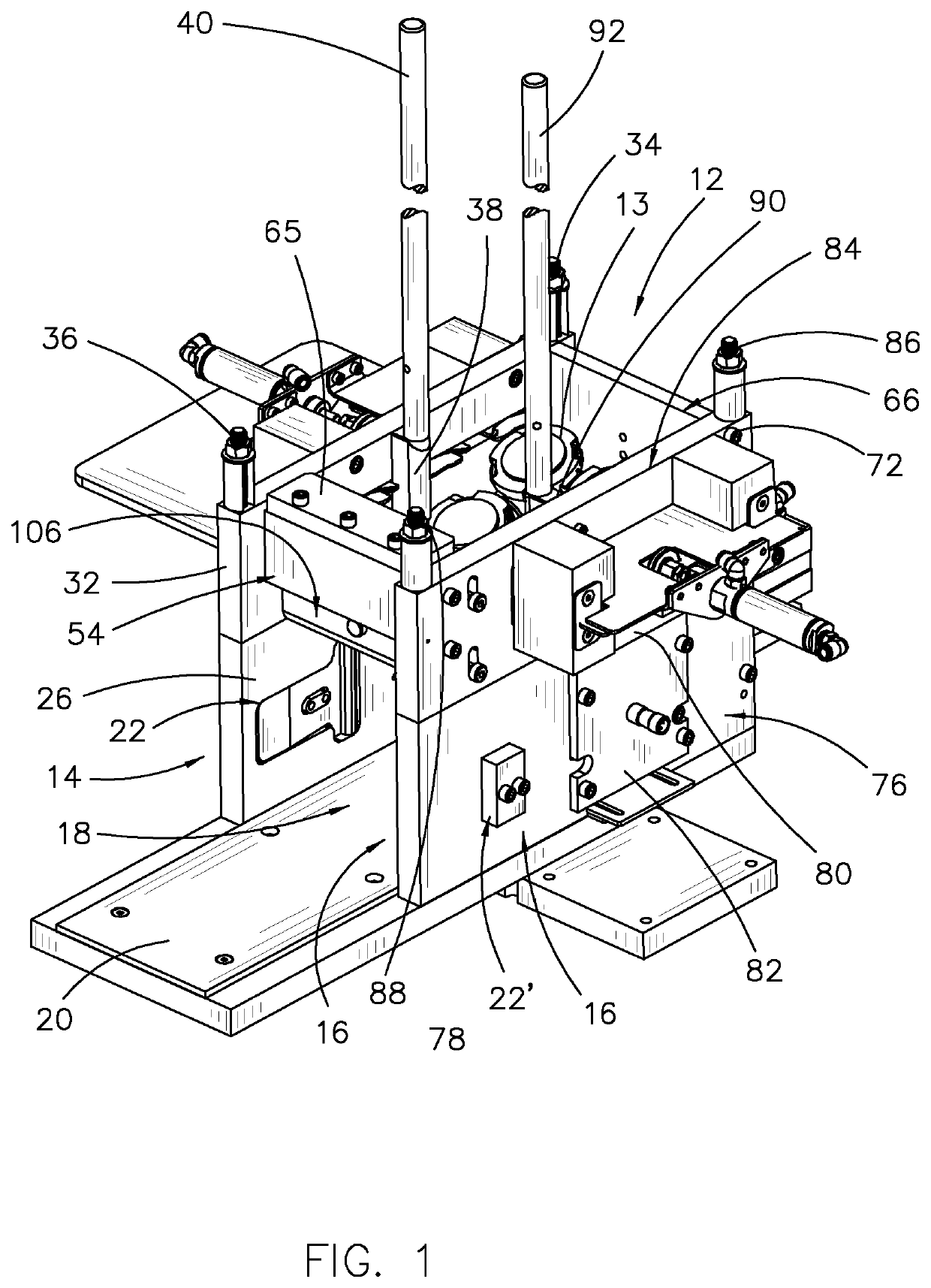 Pawl assembly for a can carrier applicator apparatus