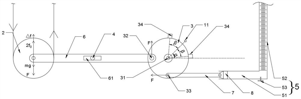 Flexible drawing tension slow control device for metal microwire