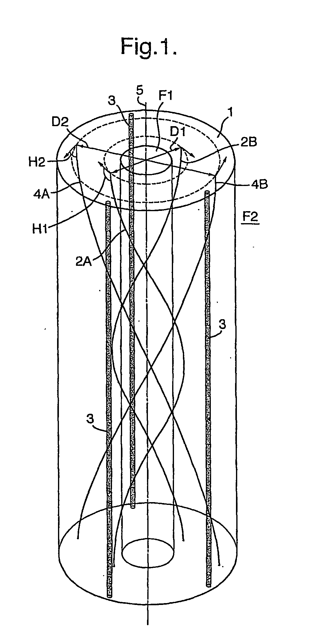 Coiled optical fiber assembly for measuring pressure and/or other physical data