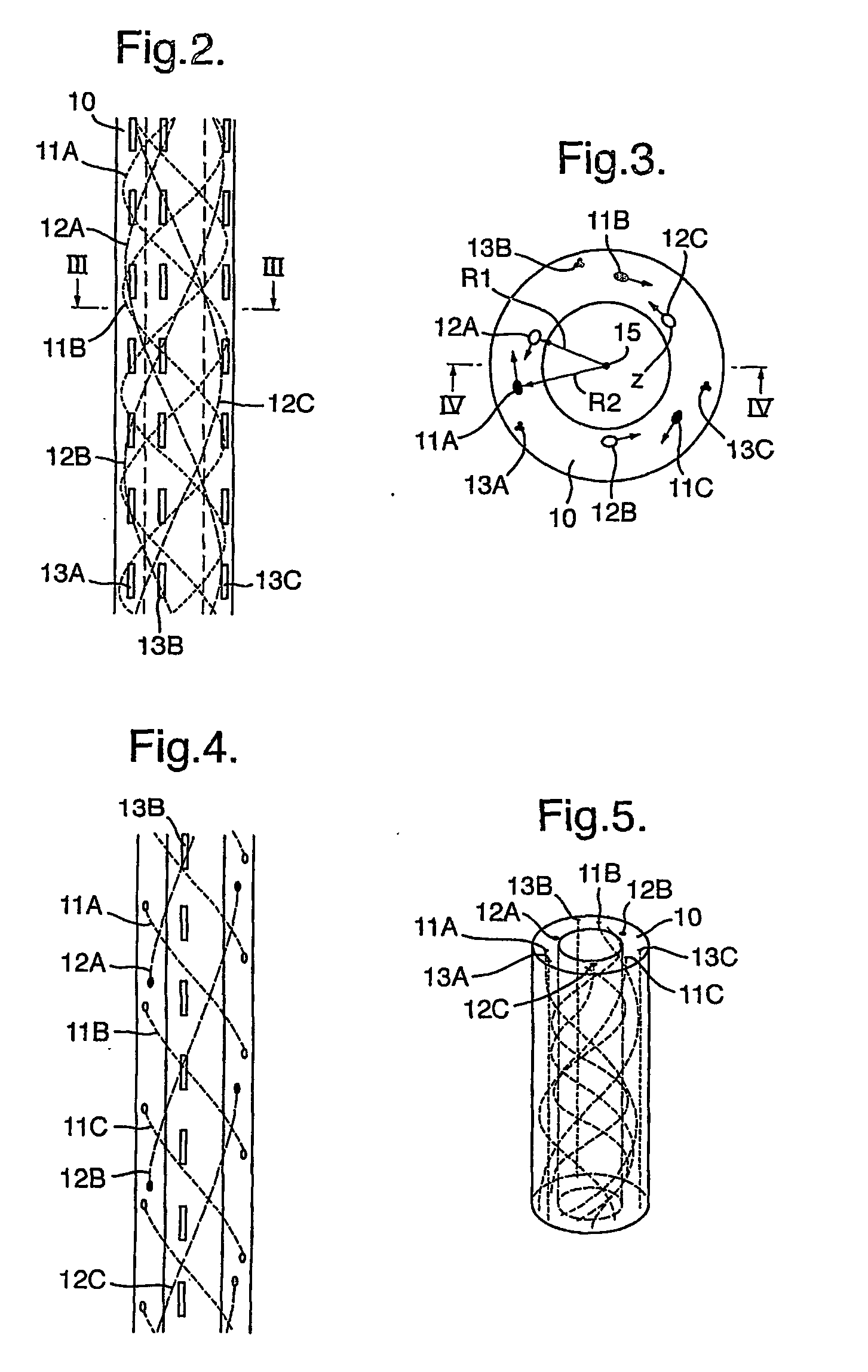 Coiled optical fiber assembly for measuring pressure and/or other physical data
