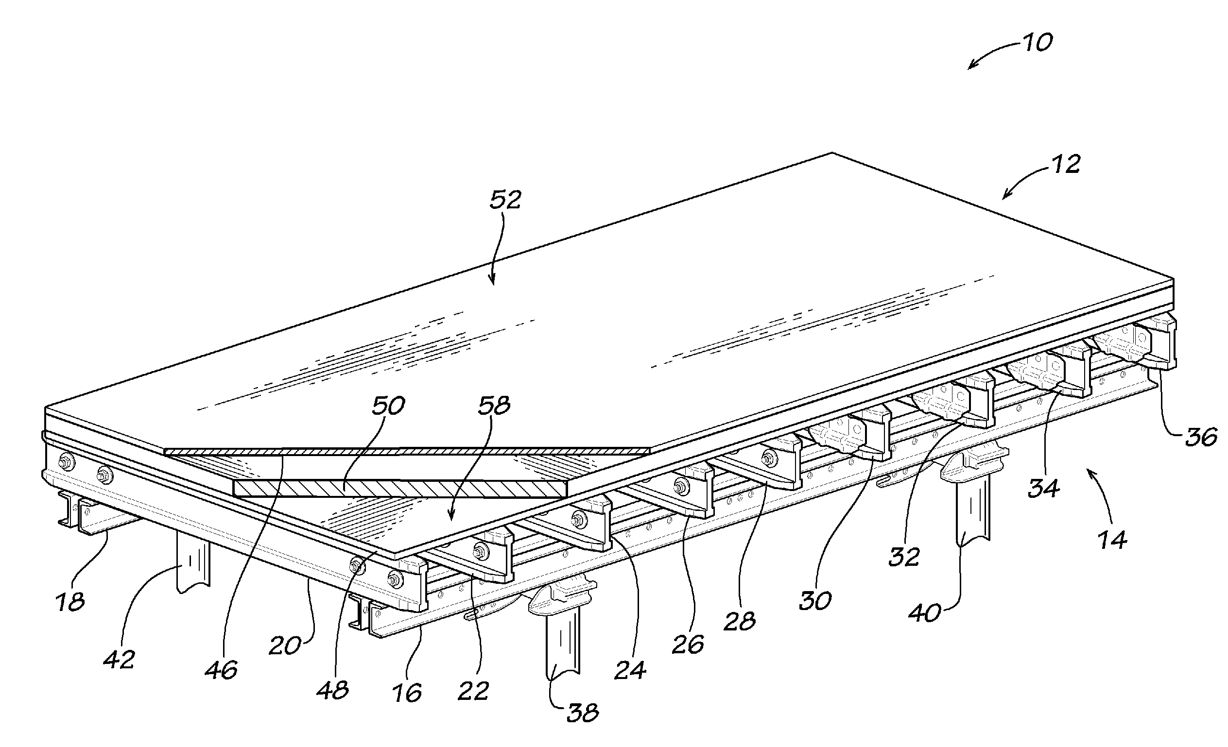 Insulated flying table concrete form, electrically heated flying table concrete form and method of accelerating concrete curing using same