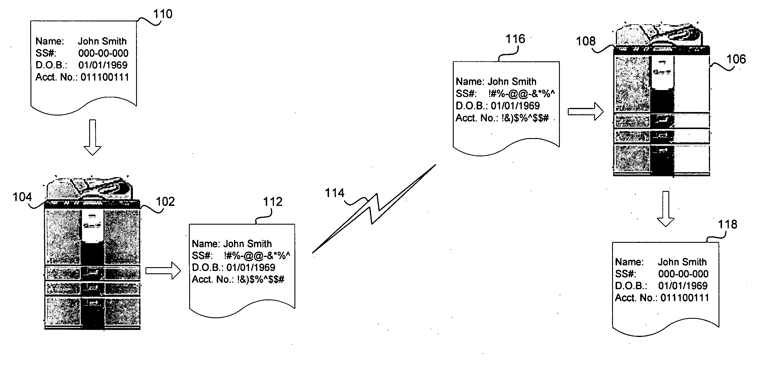 System and method for encrypting and decrypting document reproductions