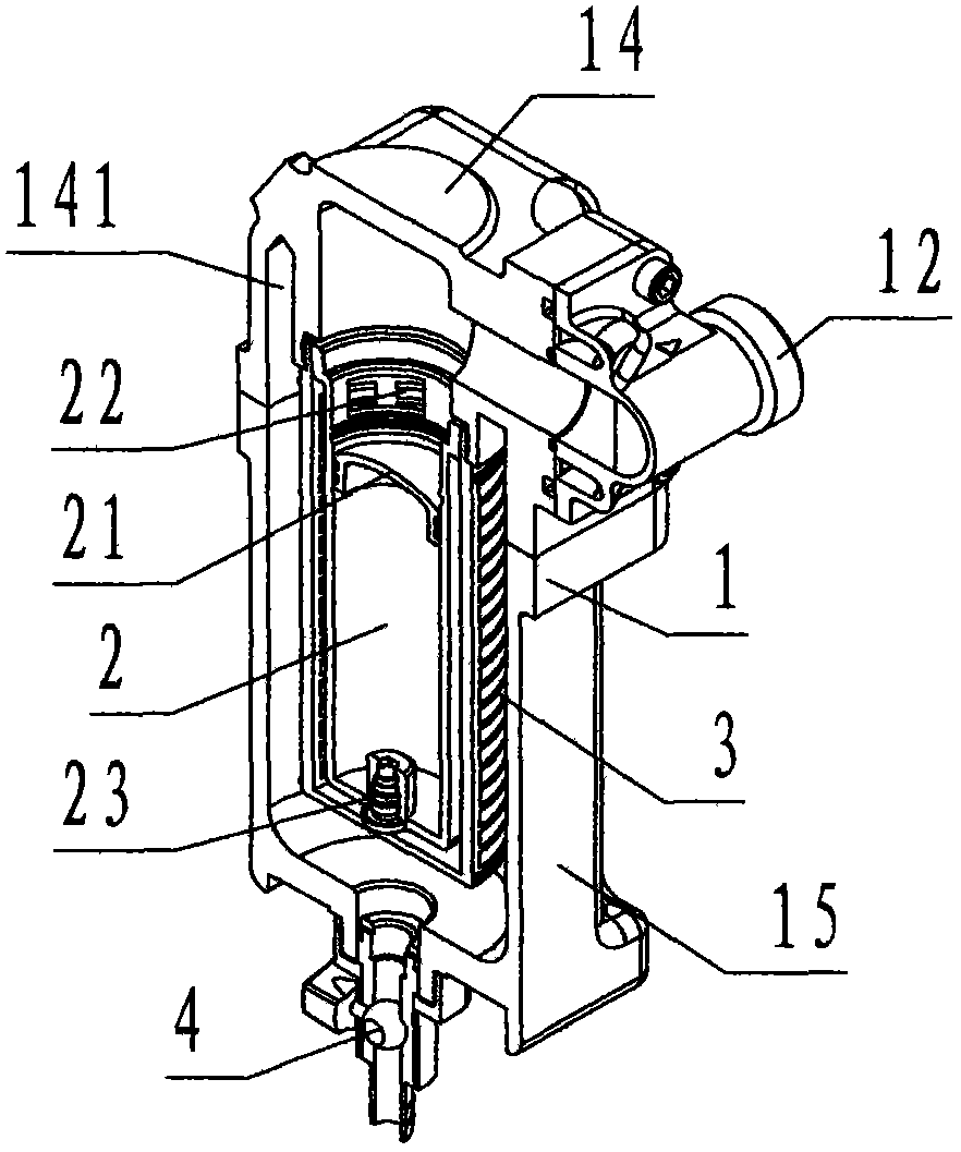 Integrated device for filtering pipelines, removing water hammer and preventing frost crack