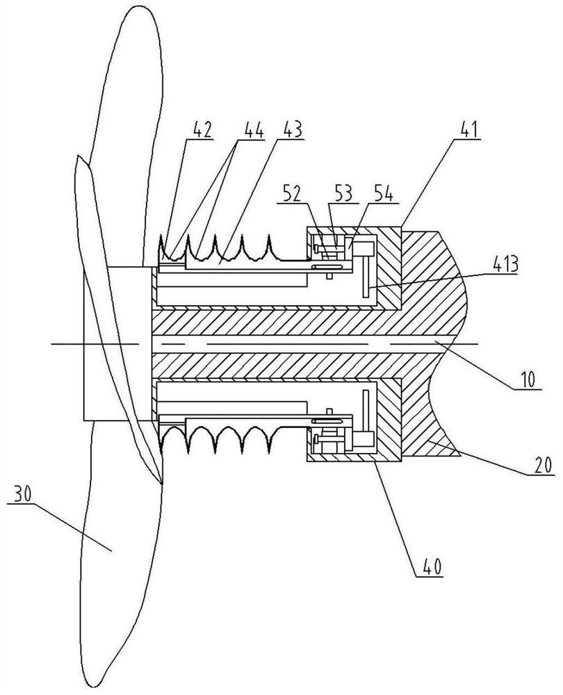 Anti-winding device for ship propeller