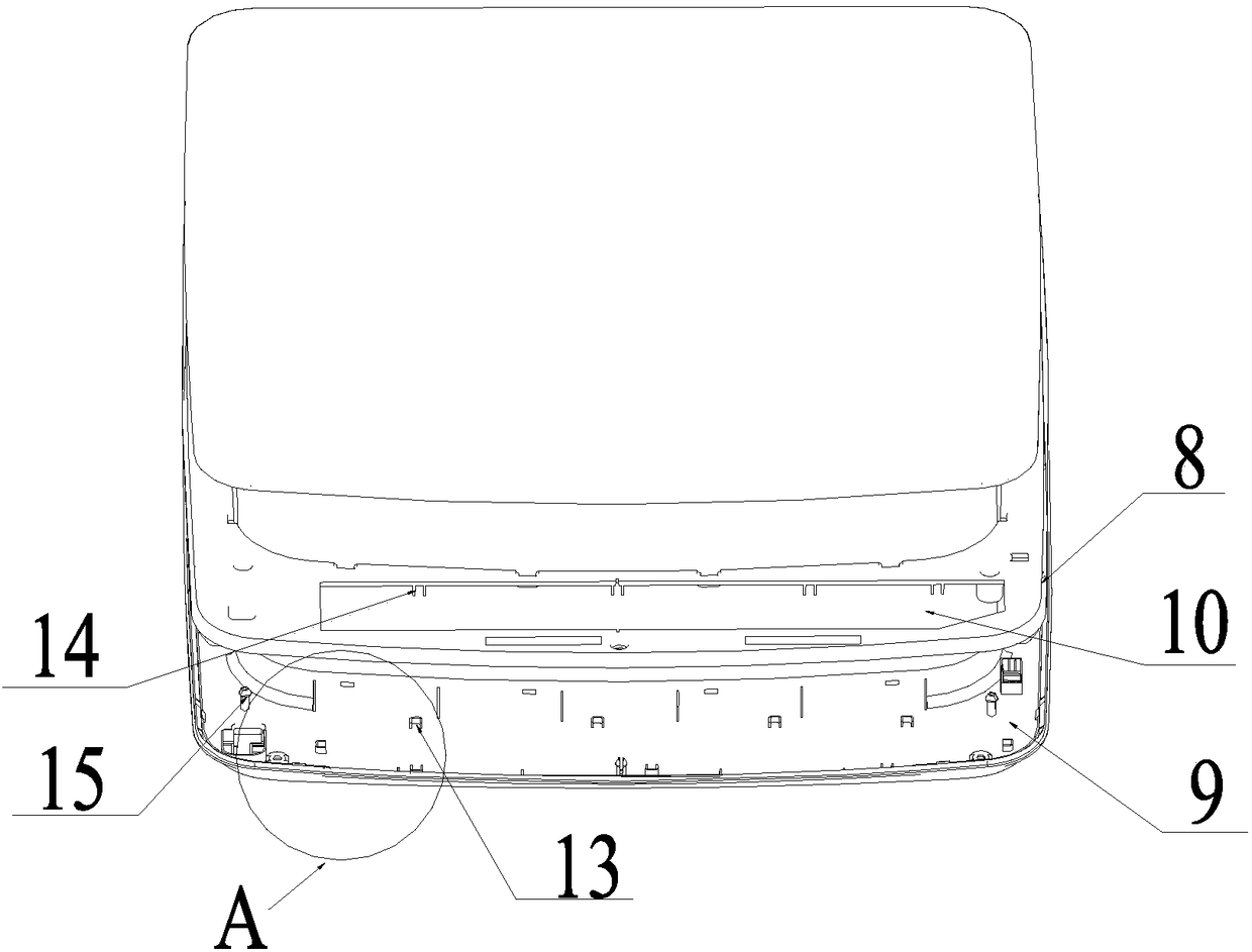 Washing machine top cover