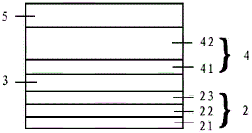 A light-emitting device with double stacked electrodes