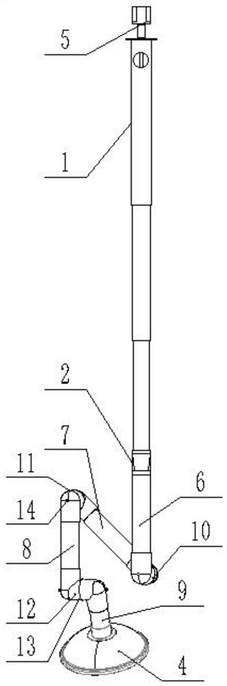 Multistage telescopic universal exhaust hood for laboratory