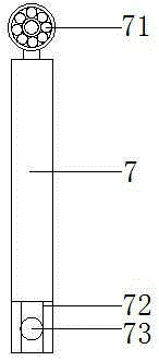 Locating mechanism for film feeding roll of laser packaging film pressing machine