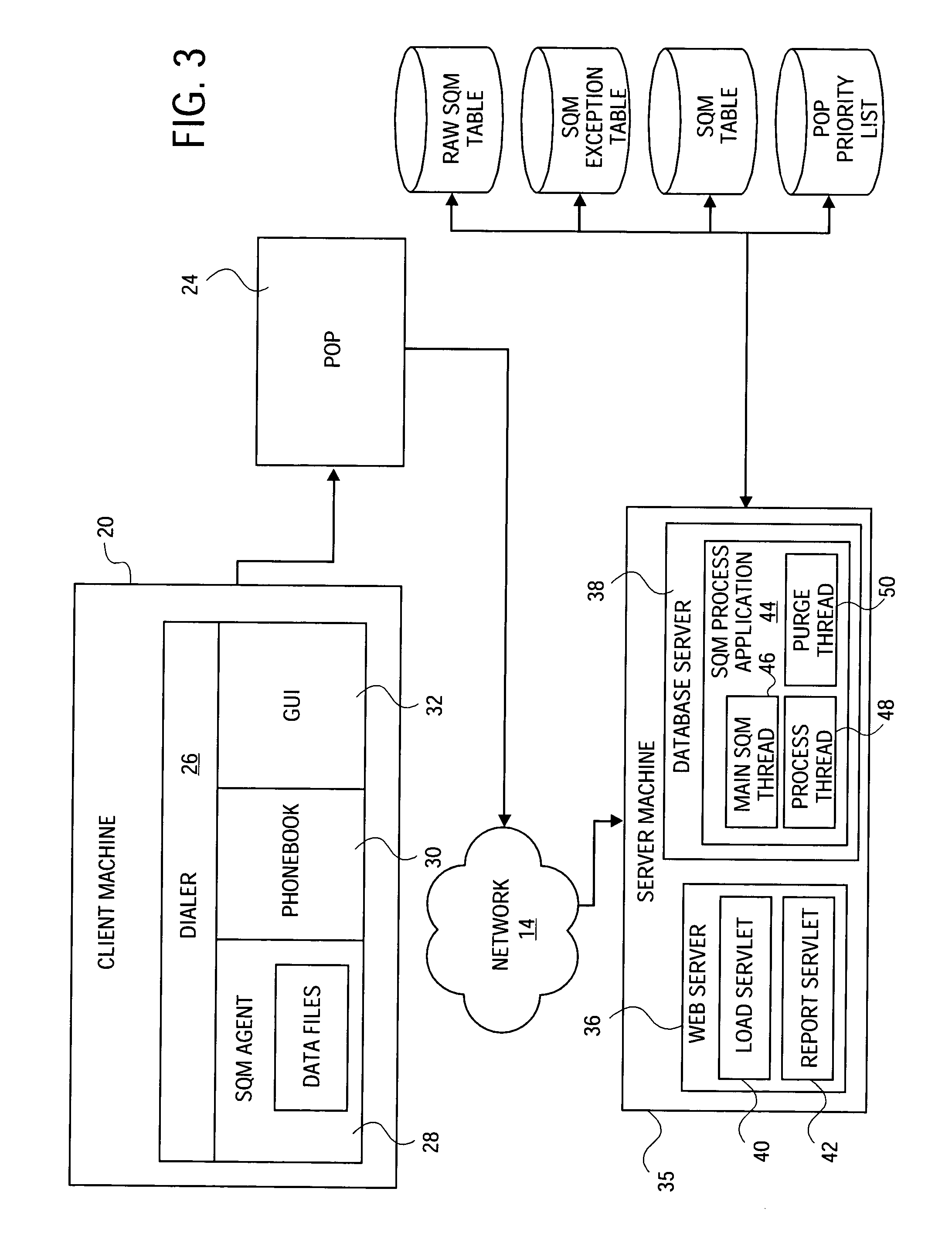 Method and system to manage a network connection application