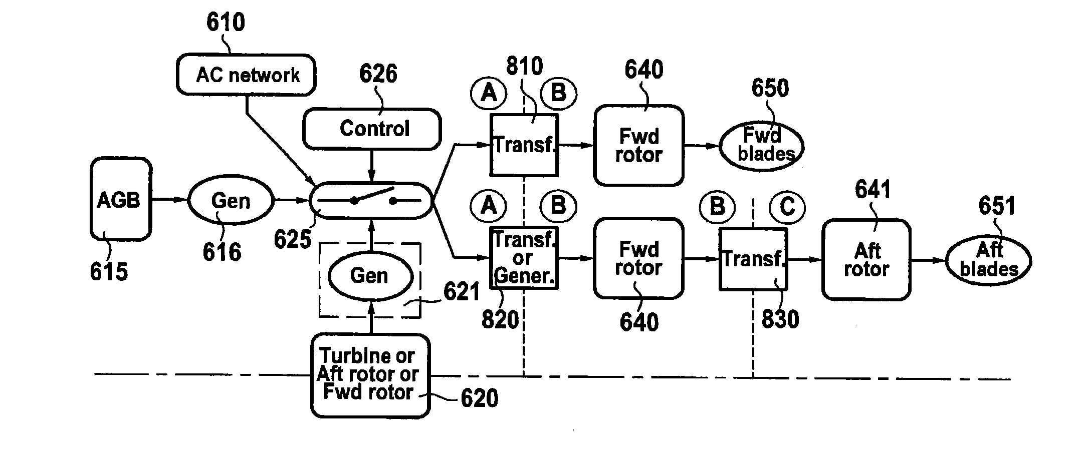 Electrical power supply system comprising an asynchronous machine, and an engine fitted with such an electrical power supply system
