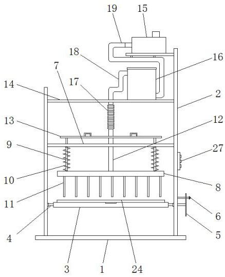 Mainboard impurity removal device for PCB production