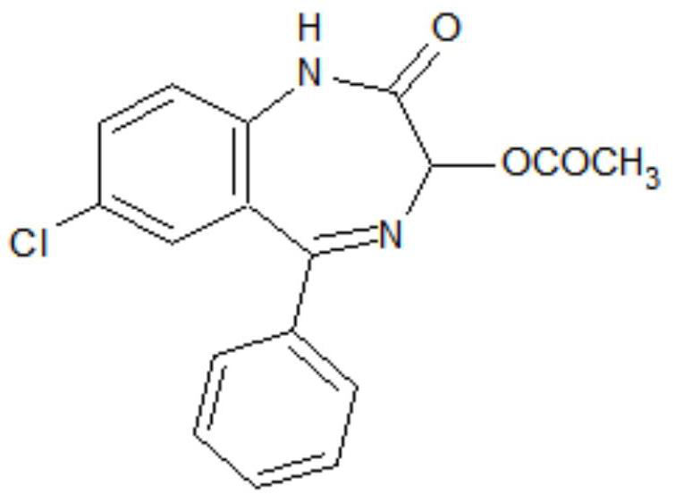 Preparation method of oxazepam intermediate