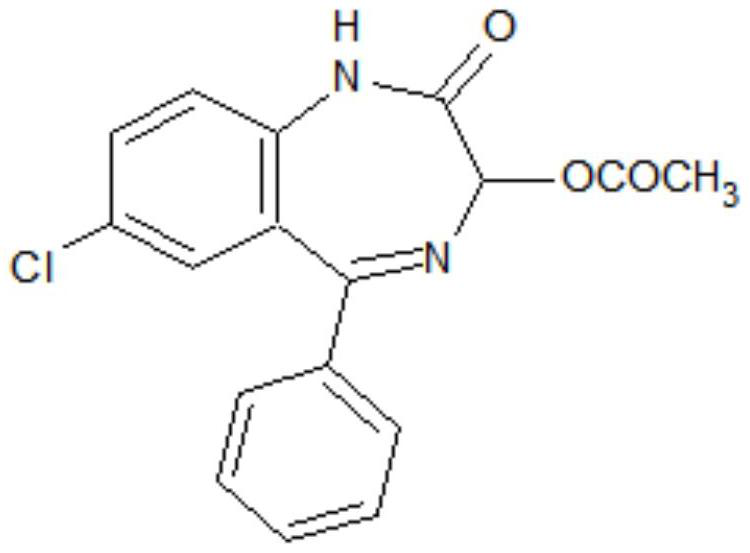 Preparation method of oxazepam intermediate