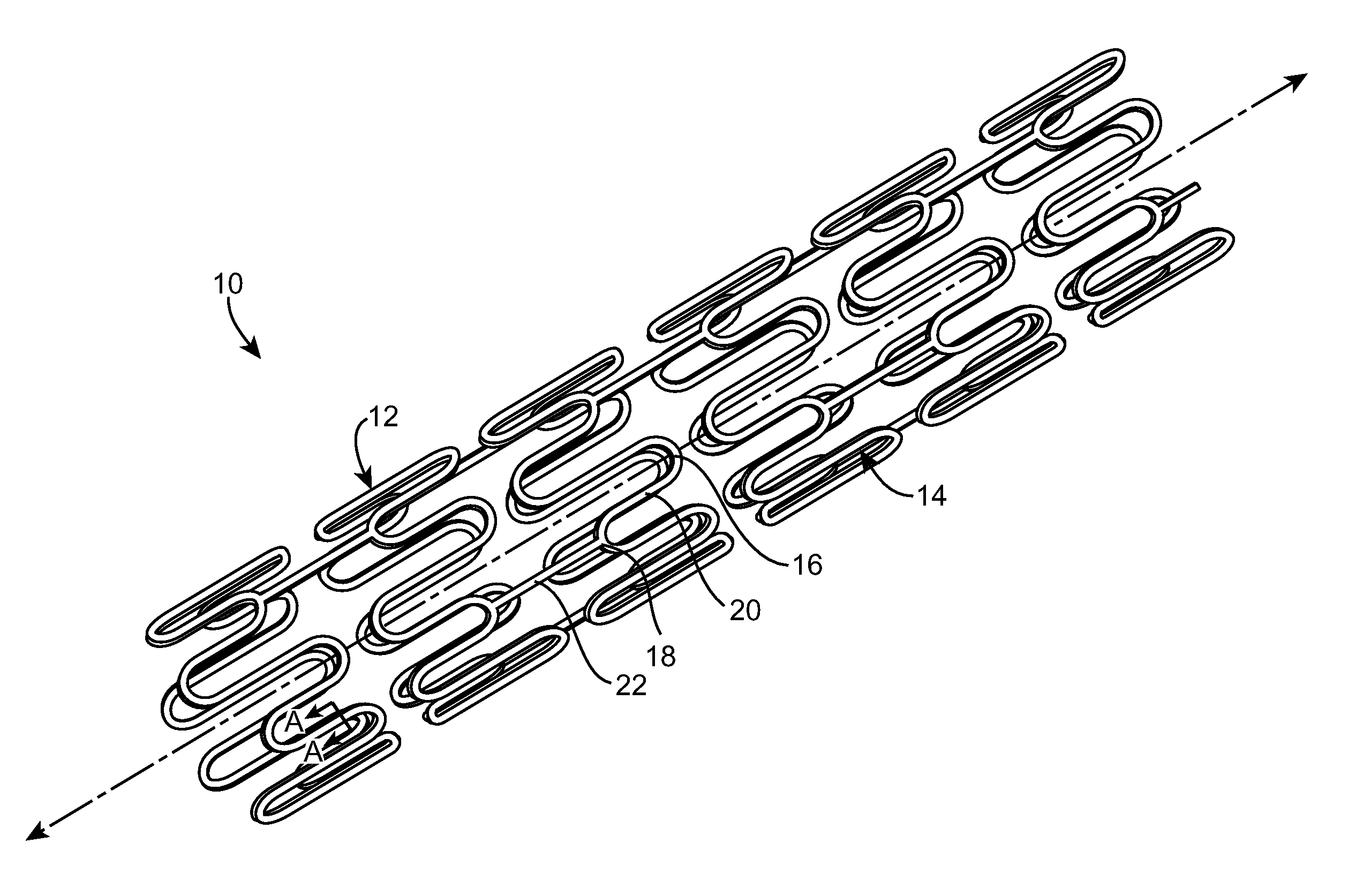Stent Having Controlled Porosity for Improved Ductility