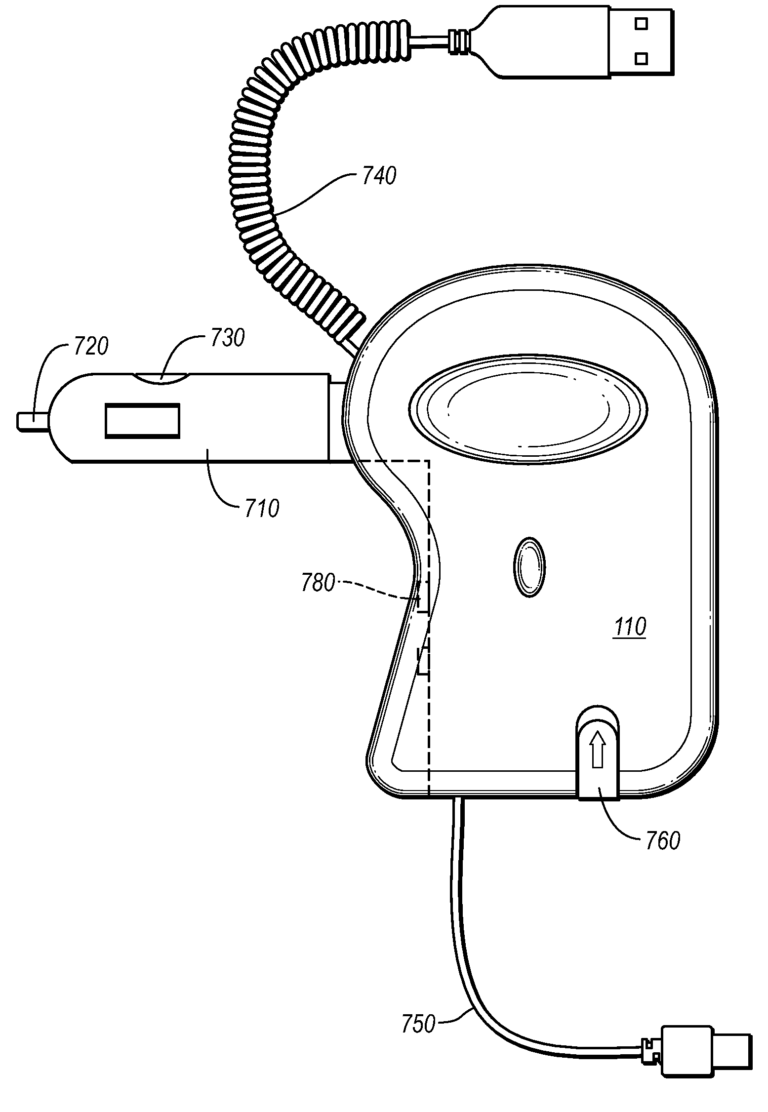 Systems and methods for powering an electronic device from selectable power sources