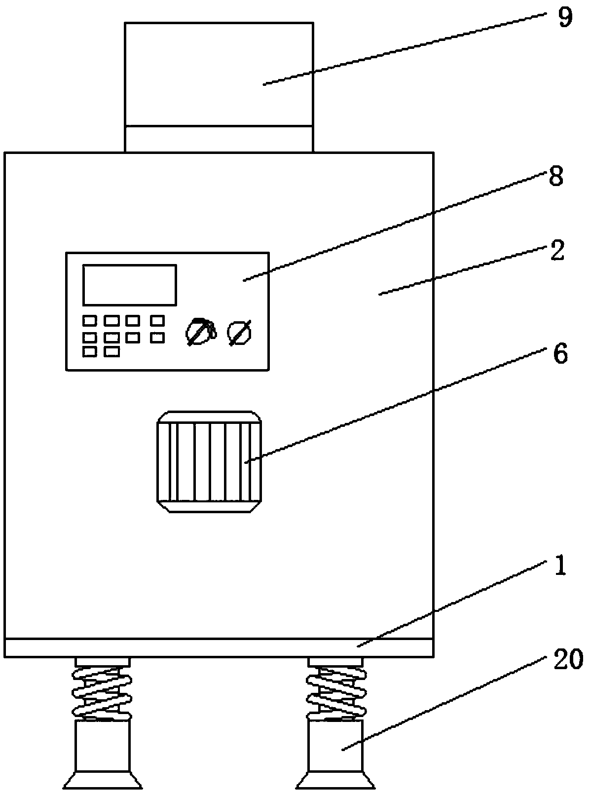 Easy-to-adjust automatic discharging device for animal husbandry and breeding