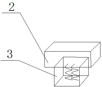 Ultrasonic sensor base with damping spring device