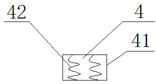 Ultrasonic sensor base with damping spring device