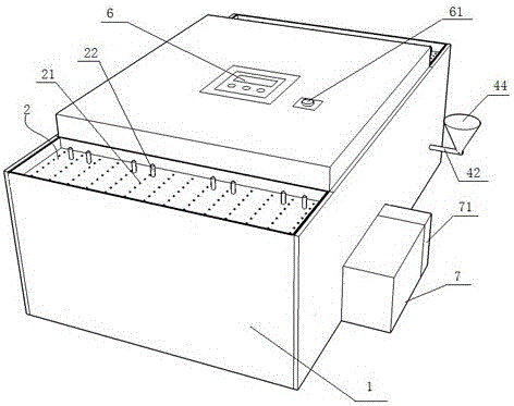 A kind of nasal mirror circulation cleaning equipment