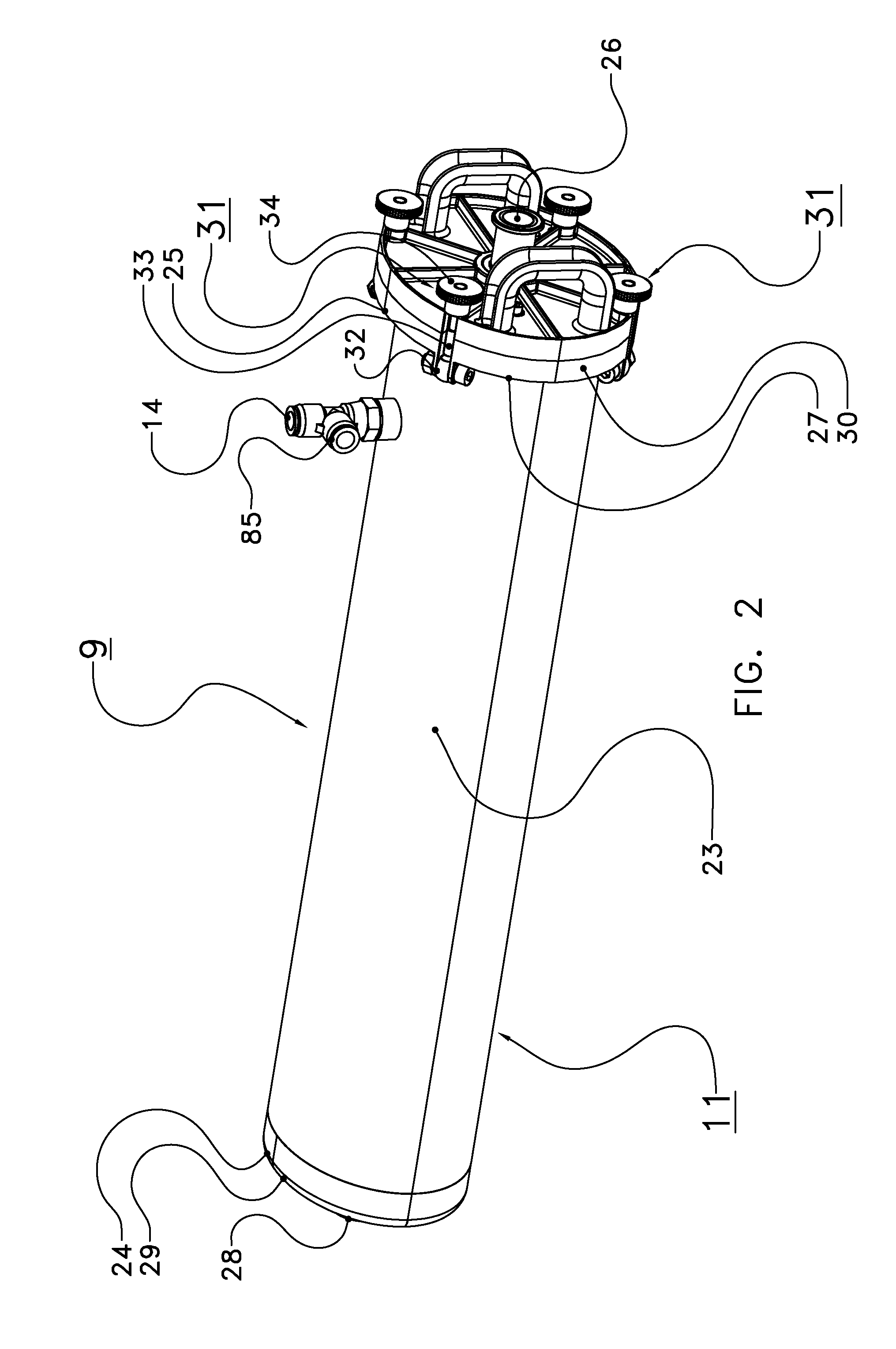 Milking installation with milk pump