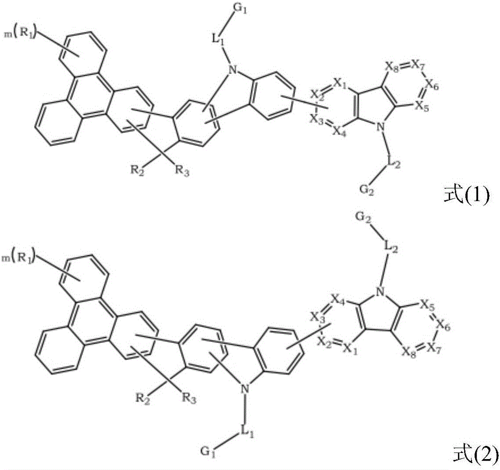 Triphenylene-based fused biscarbazole derivative and use thereof