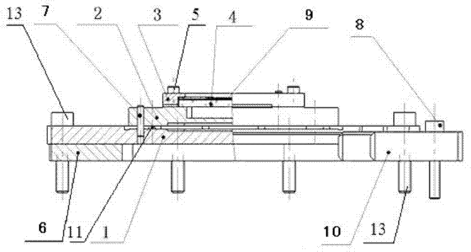 Spectral surface resetting device of hyperspectral imager