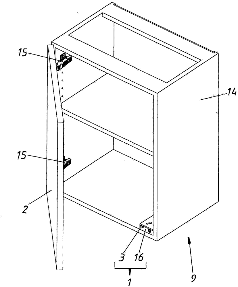 Ejecting device for a movable furniture part