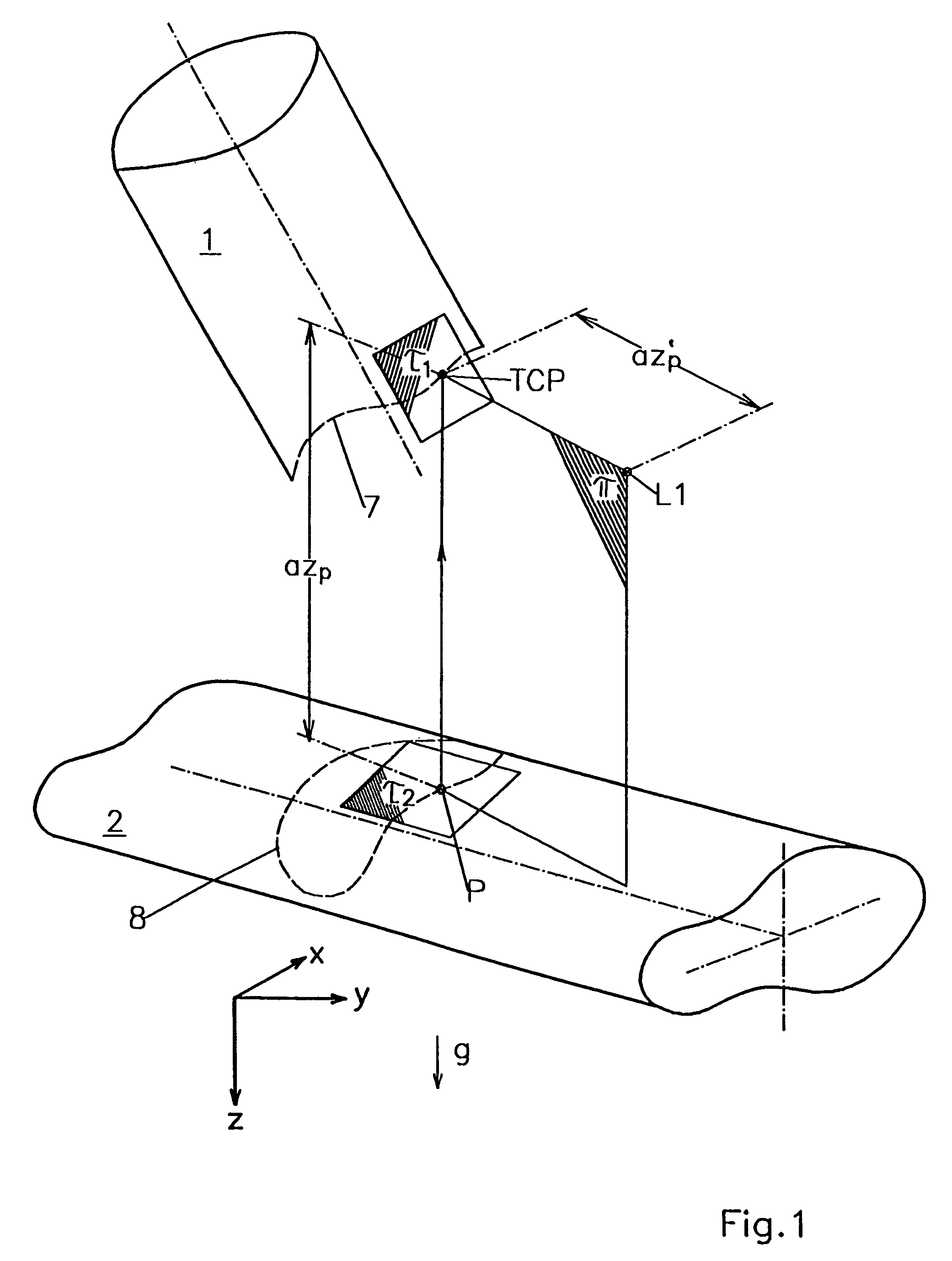 Method and device for the robot-controlled cutting of workpieces to be assembled by means of laser radiation