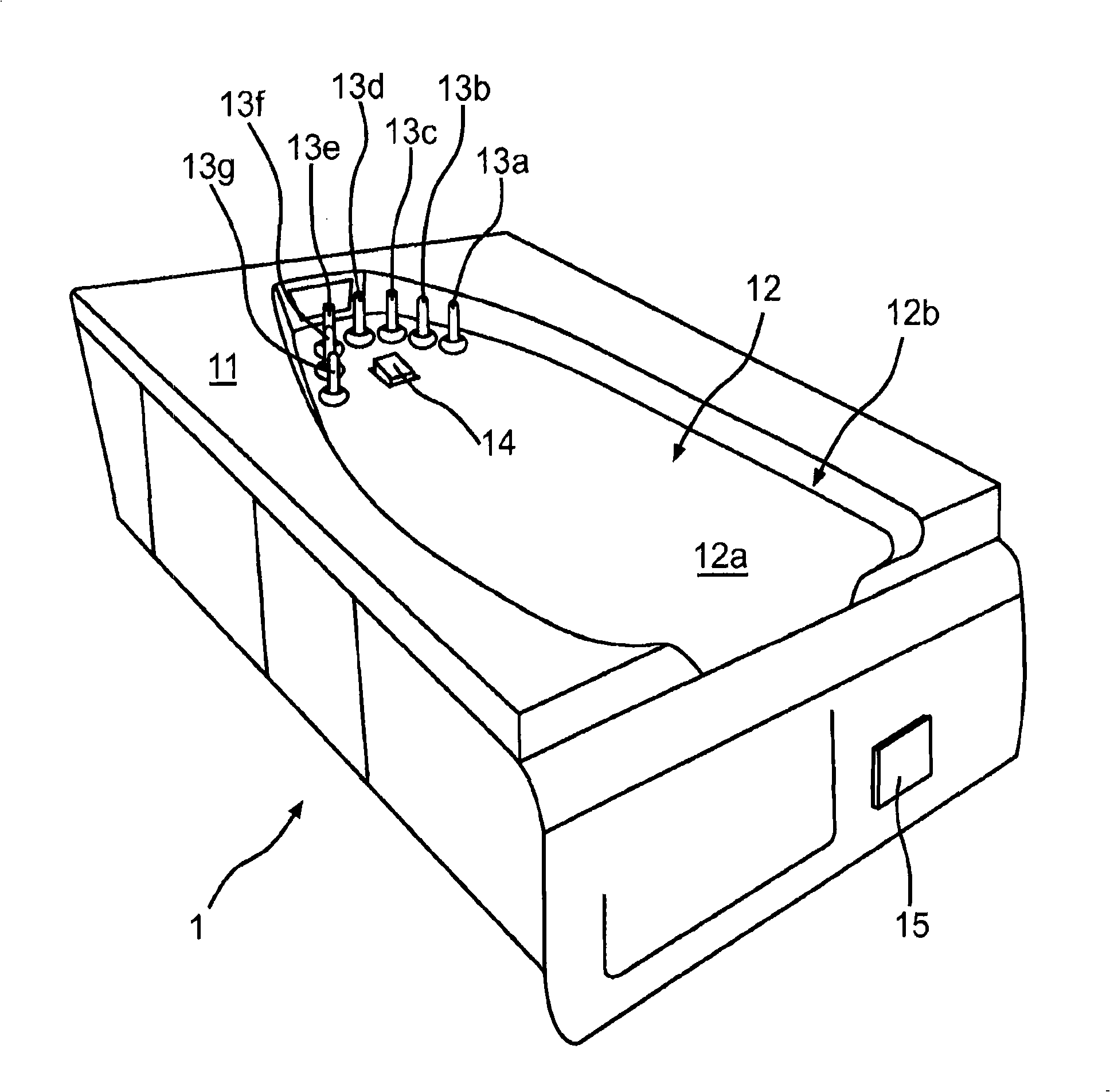 Cleaning device for an iron