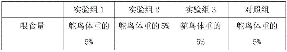 Preparation method of forage for rapidly fattening ostrich in growing period