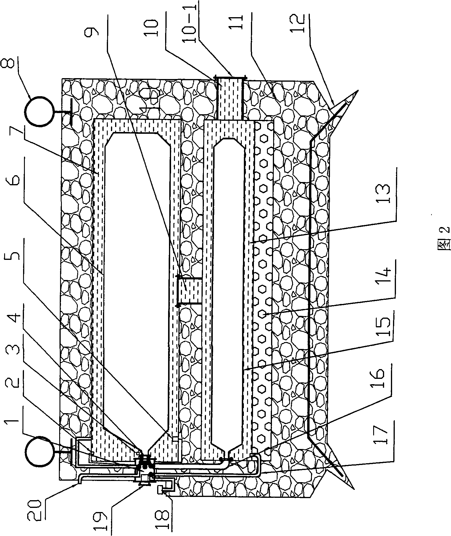 Large power underwater constant pressure storage plant