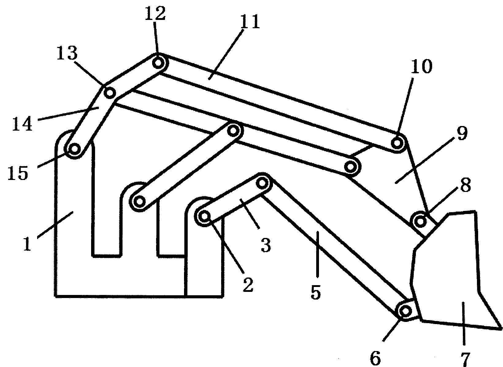 Two-DOF (degree of freedom) controllable mechanical loading mechanism