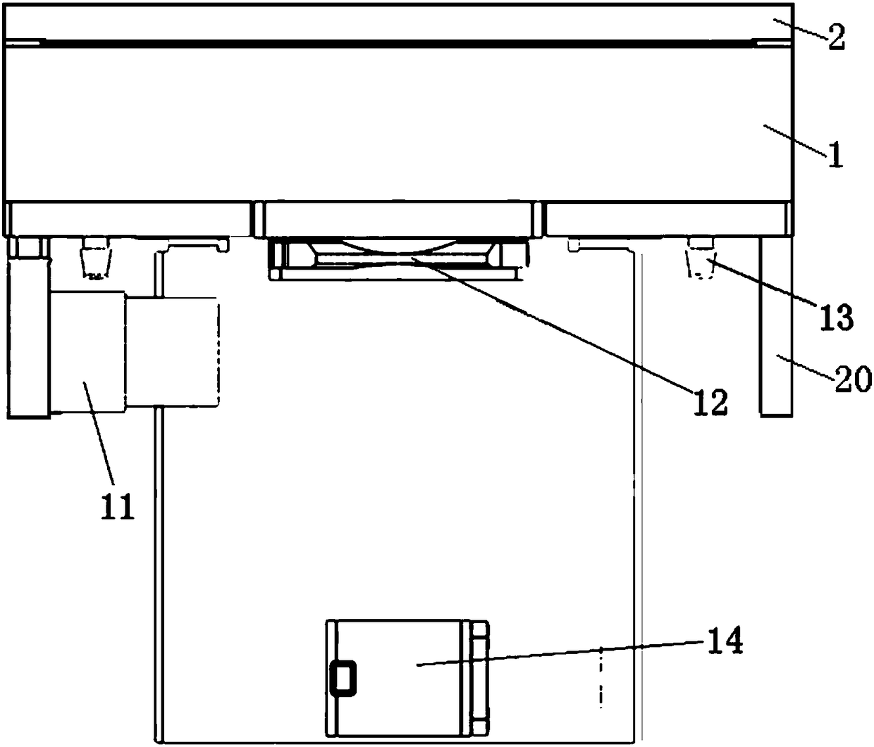 Improved structure of sample staining module of automatic slide stainer