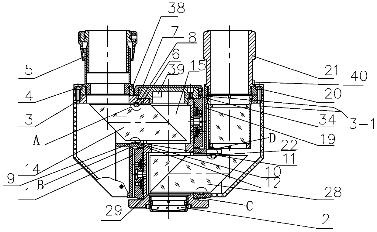 Microscope observation head which is convenient for installation and positioning