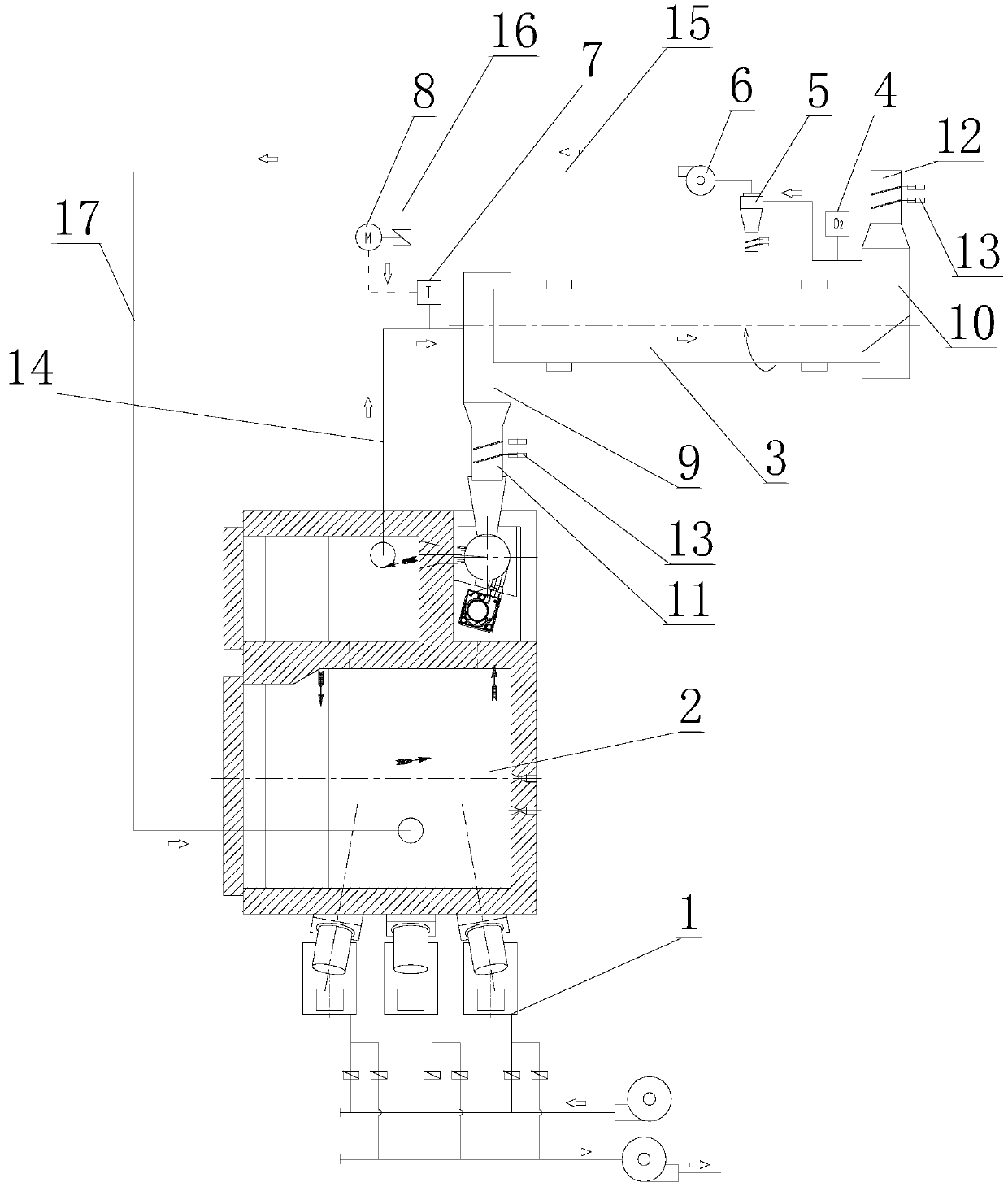 Recycled aluminum smelting recovery system and recovery process adopting same