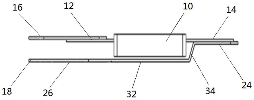 Battery structure, battery and preparation method thereof