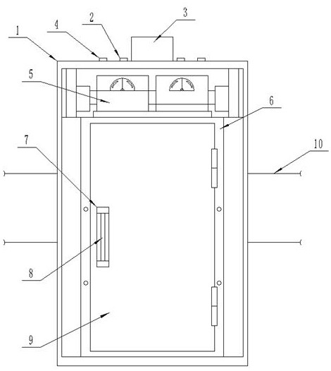 Multi-line resistance test system based on power distribution control