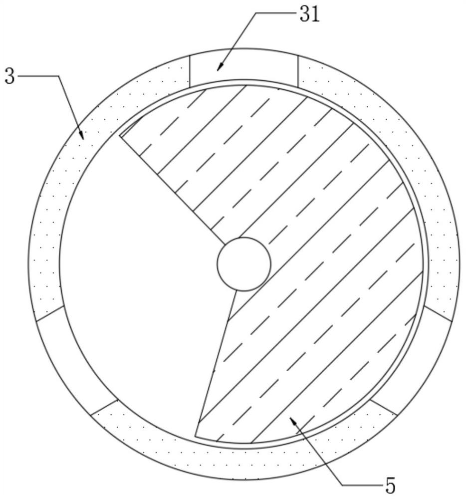 Efficient aeration oxygen-dissolving type microbial sewage treatment tank