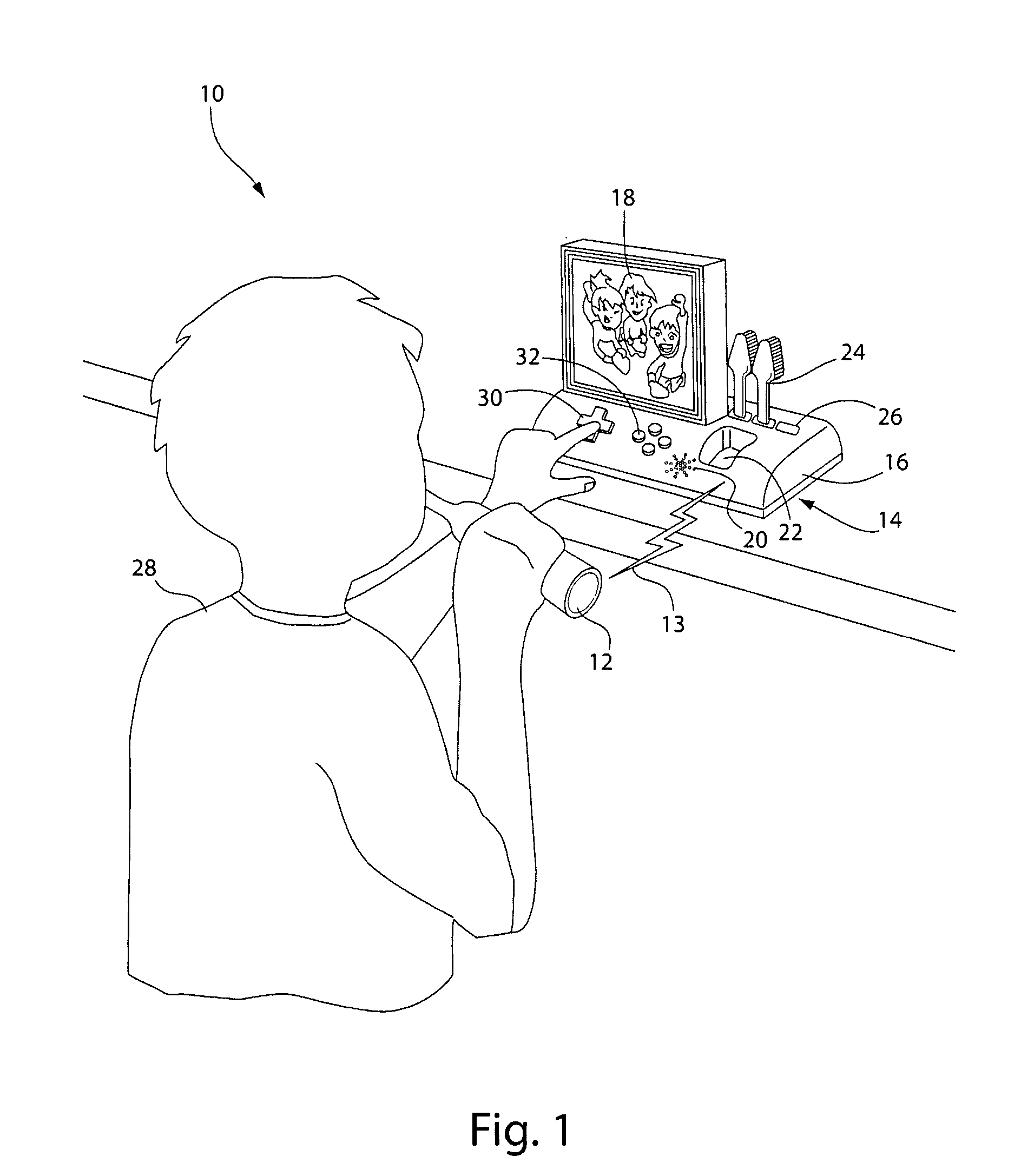 Oral care gaming system with electronic game