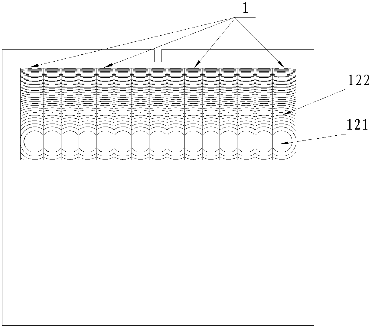 Fresnel lens, passive infrared detector and security system