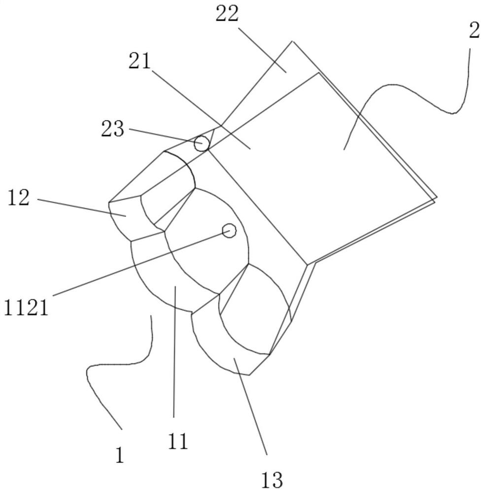 False tooth prefabricating mold, forming equipment and false tooth