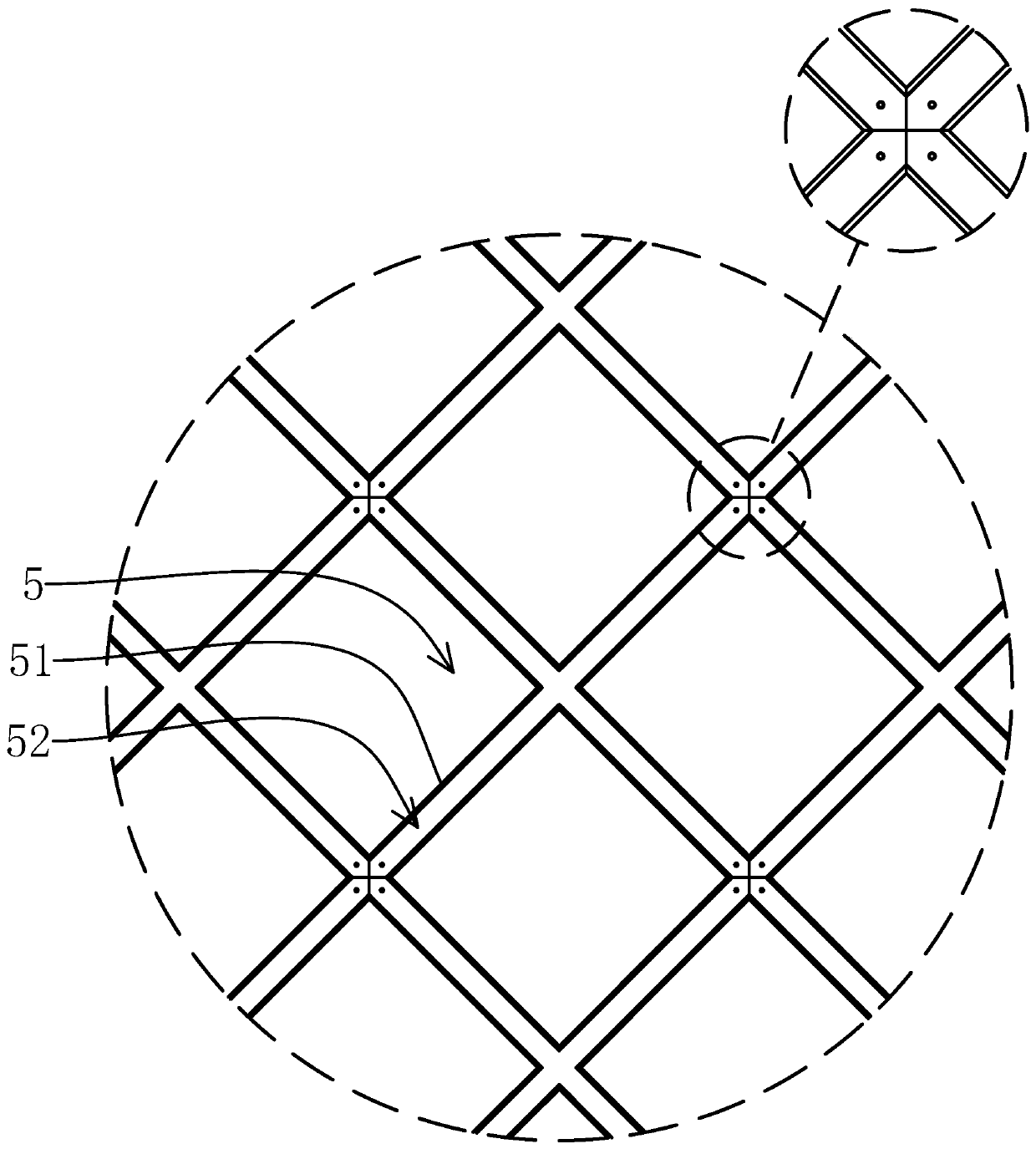 Building outer wall, auxiliary tool and mounting and dismounting method