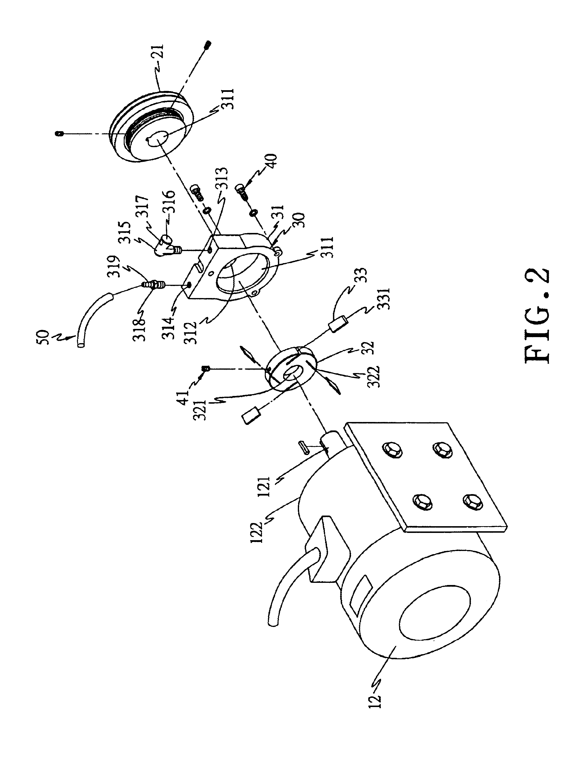 Sawdust removing device for a band saw machine