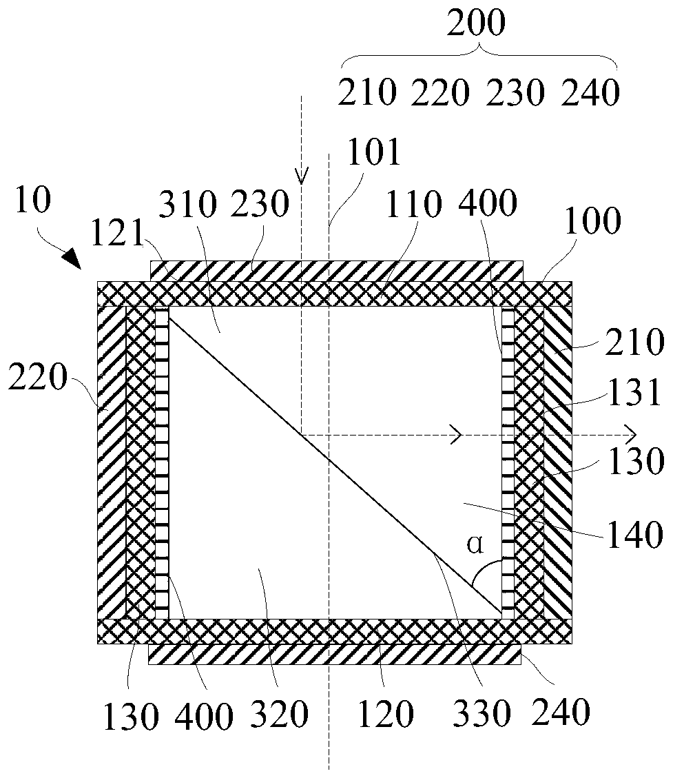 Reflecting element, camera module and terminal equipment