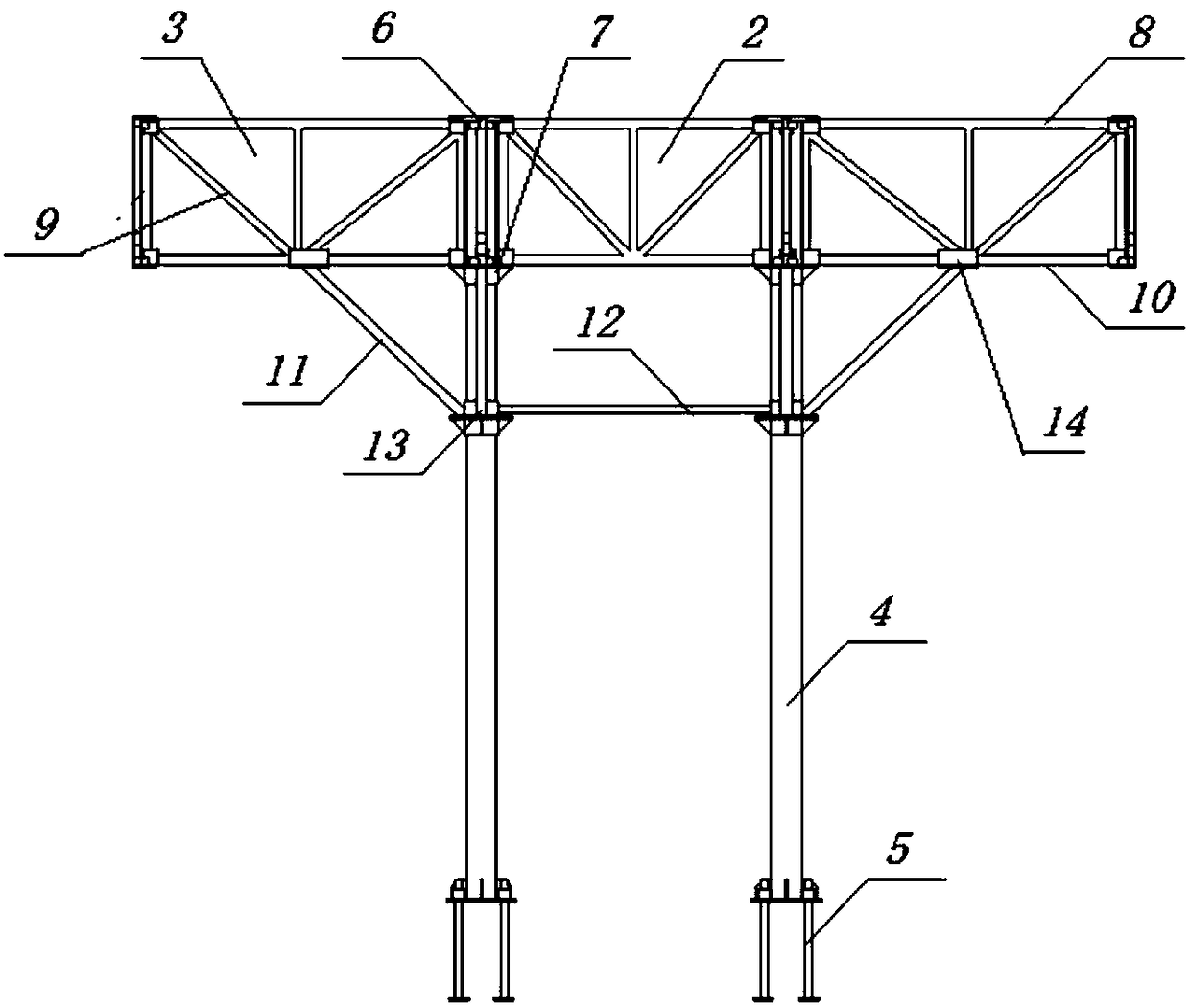 Double-layer impact-proof assembled steel structure truss steel bar processing anti-smashing shed