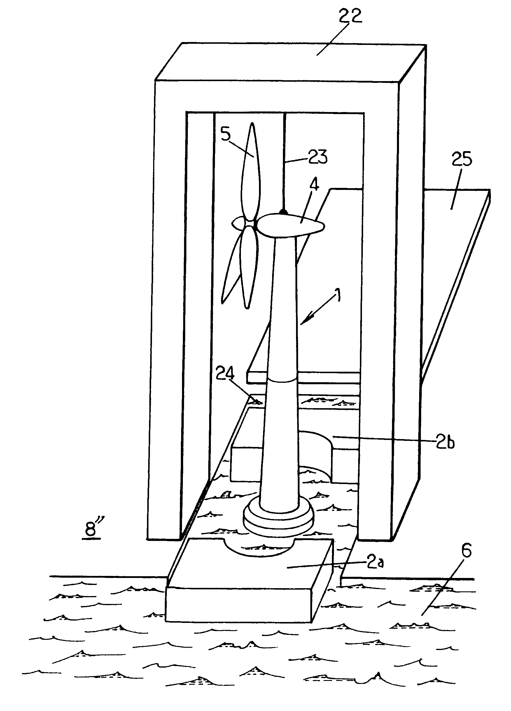 Method for the transport of a civil engineering structure in an aquatic medium