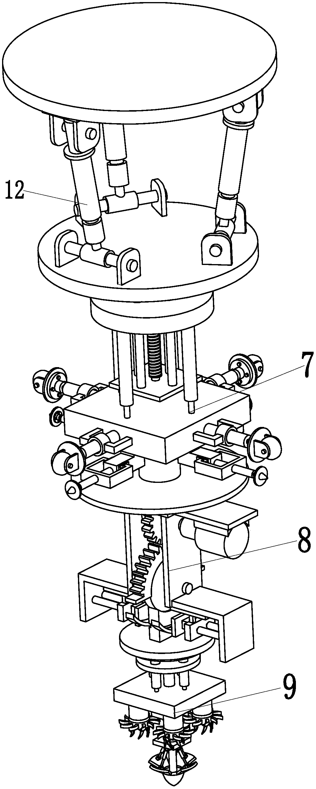 Intelligent decontamination operation equipment for concrete road sewer for municipal maintenance