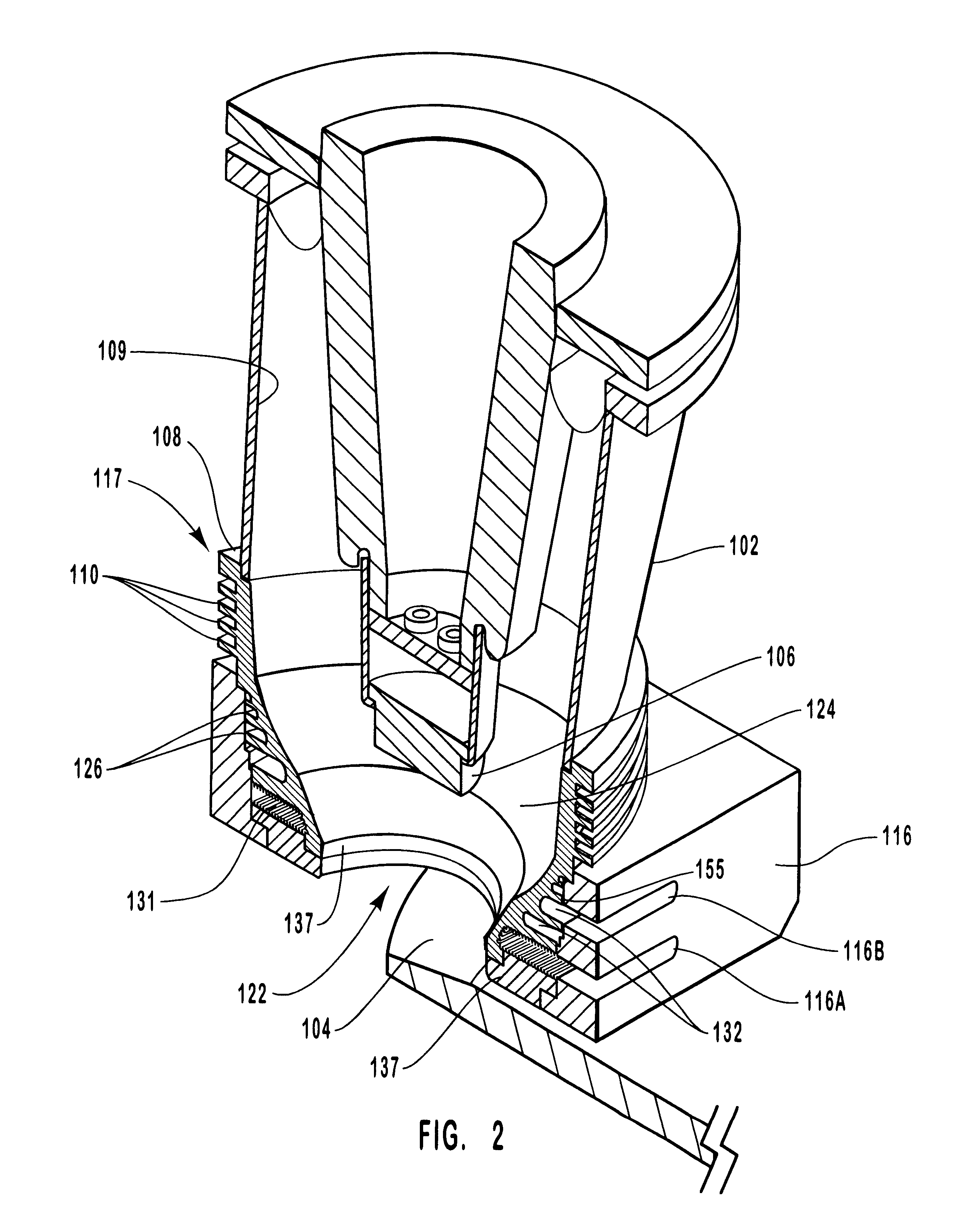 Large surface area x-ray tube shield structure